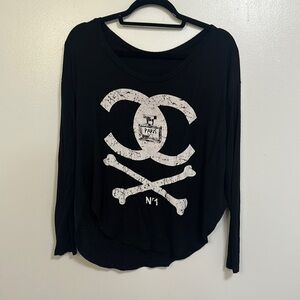 Oversized Long Sleeve Top Sz Small